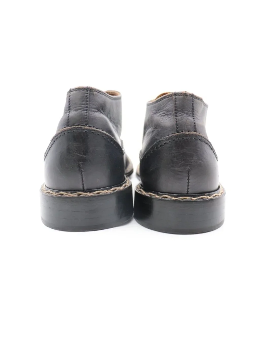 John Varvatos Chukka Boots Men's UK 11.5 / US 12.5 Black Leather Handmade Italy